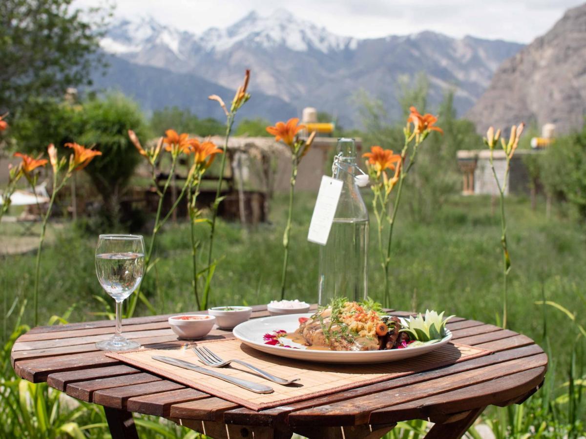 Lchang Nang Retreat-The House Of Trees-Nubra Valley Sumur Exterior foto