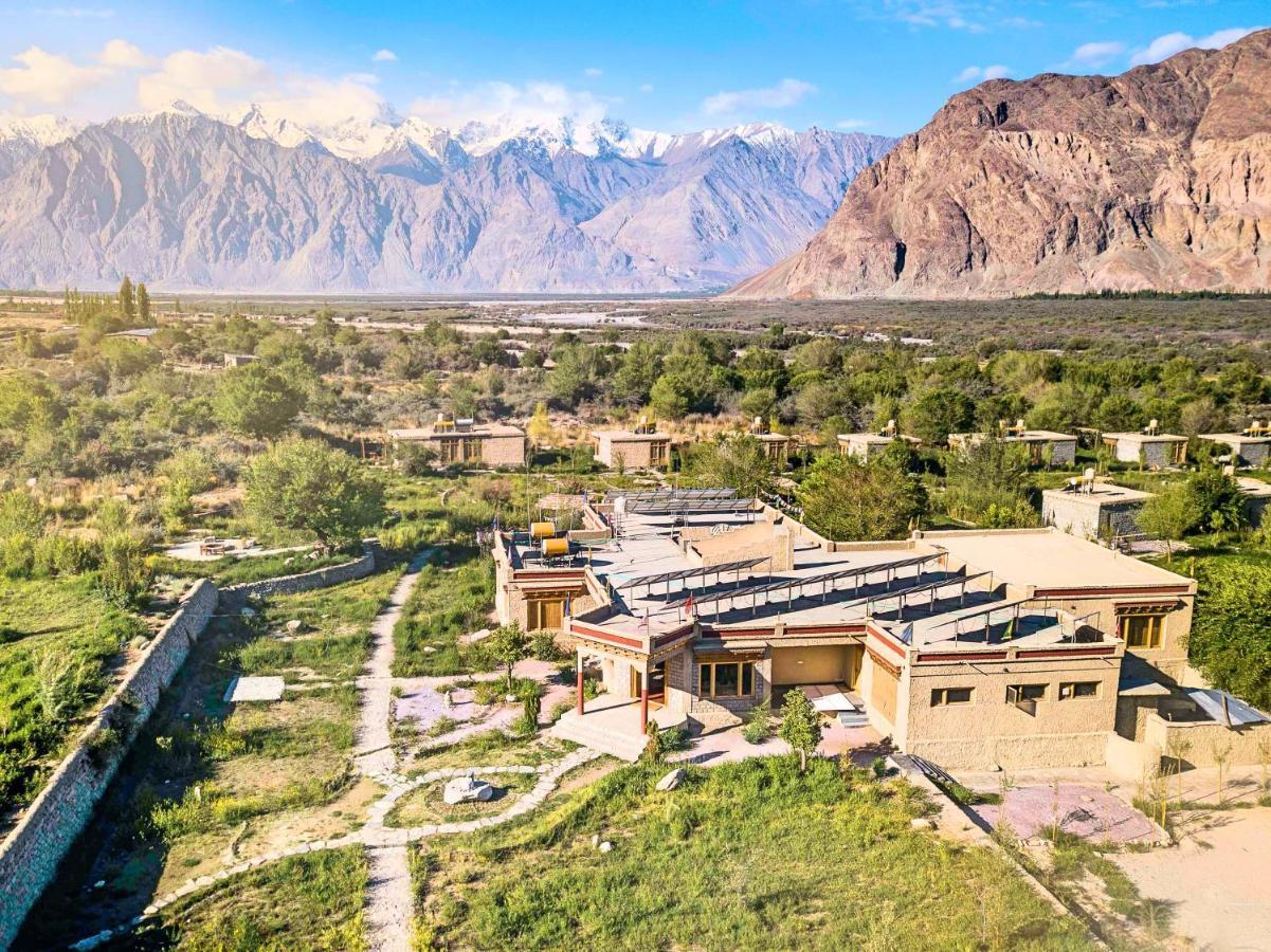 Lchang Nang Retreat-The House Of Trees-Nubra Valley Sumur Exterior foto