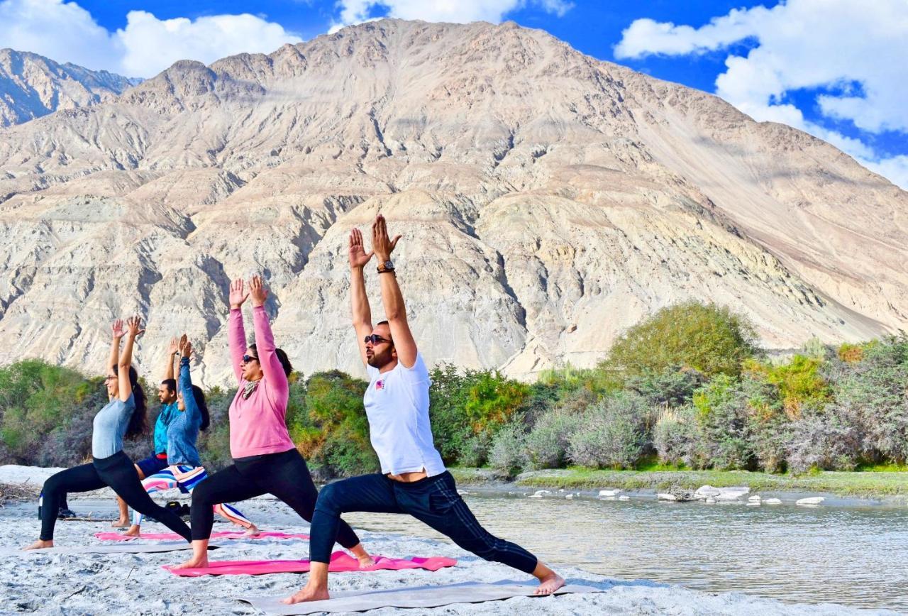 Lchang Nang Retreat-The House Of Trees-Nubra Valley Sumur Exterior foto