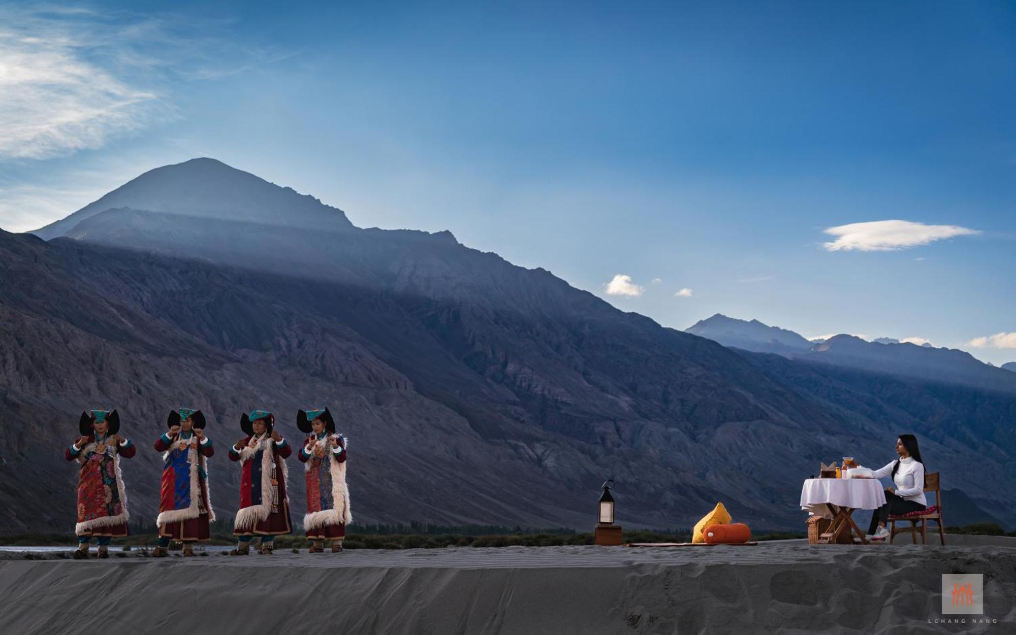 Lchang Nang Retreat-The House Of Trees-Nubra Valley Sumur Exterior foto