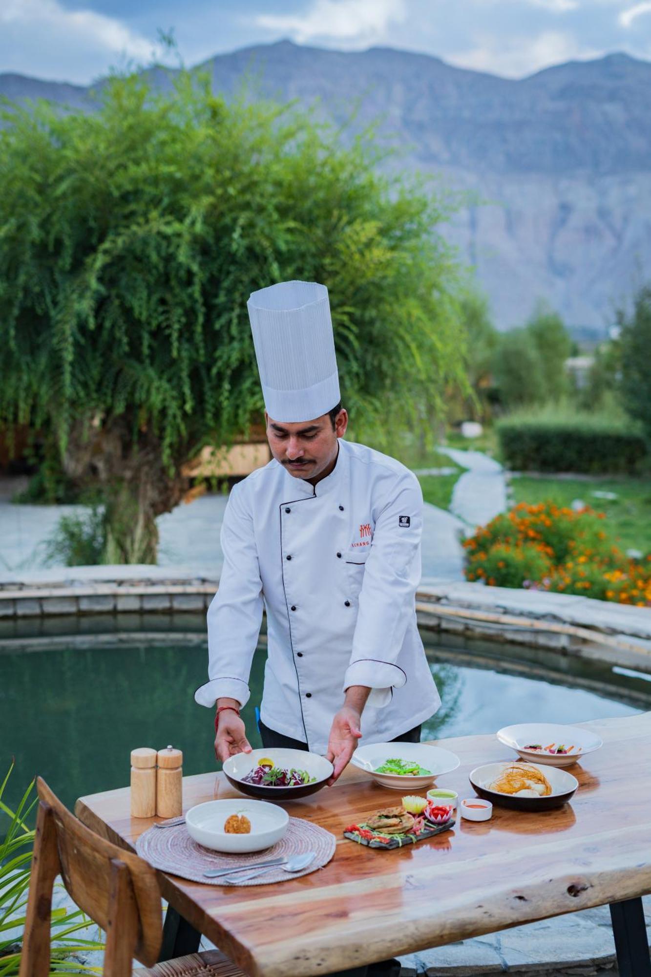 Lchang Nang Retreat-The House Of Trees-Nubra Valley Sumur Exterior foto