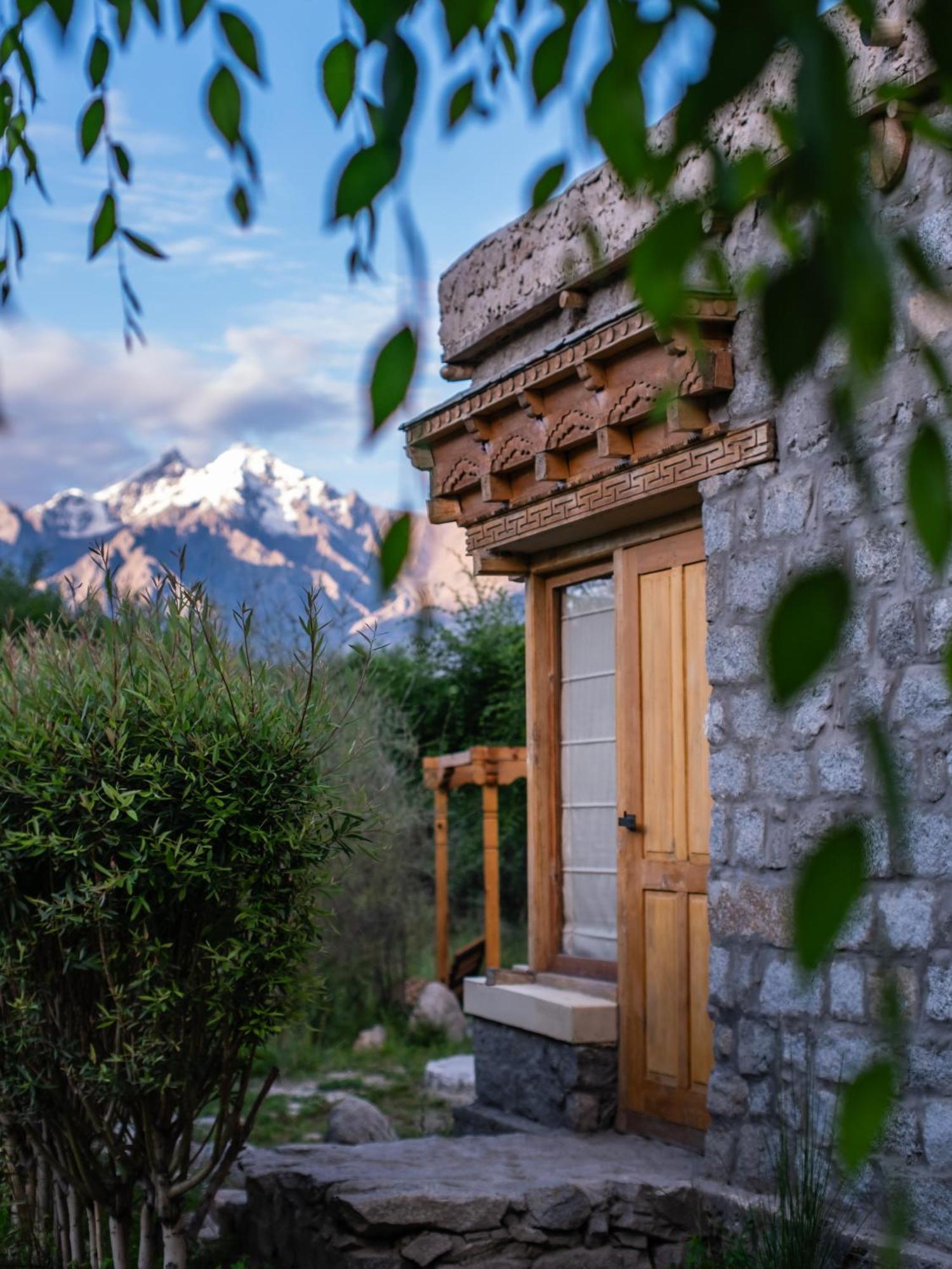 Lchang Nang Retreat-The House Of Trees-Nubra Valley Sumur Exterior foto