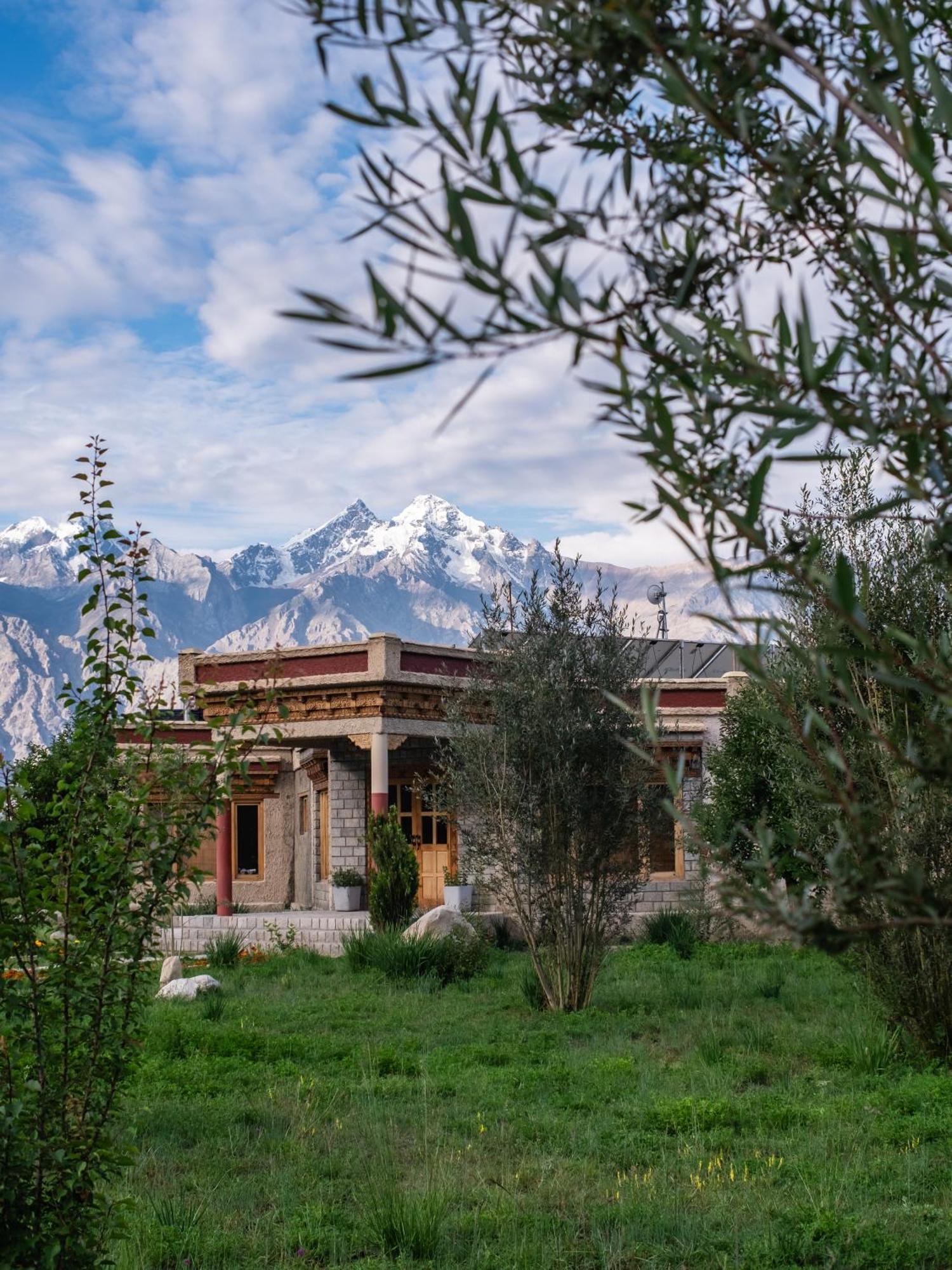 Lchang Nang Retreat-The House Of Trees-Nubra Valley Sumur Exterior foto