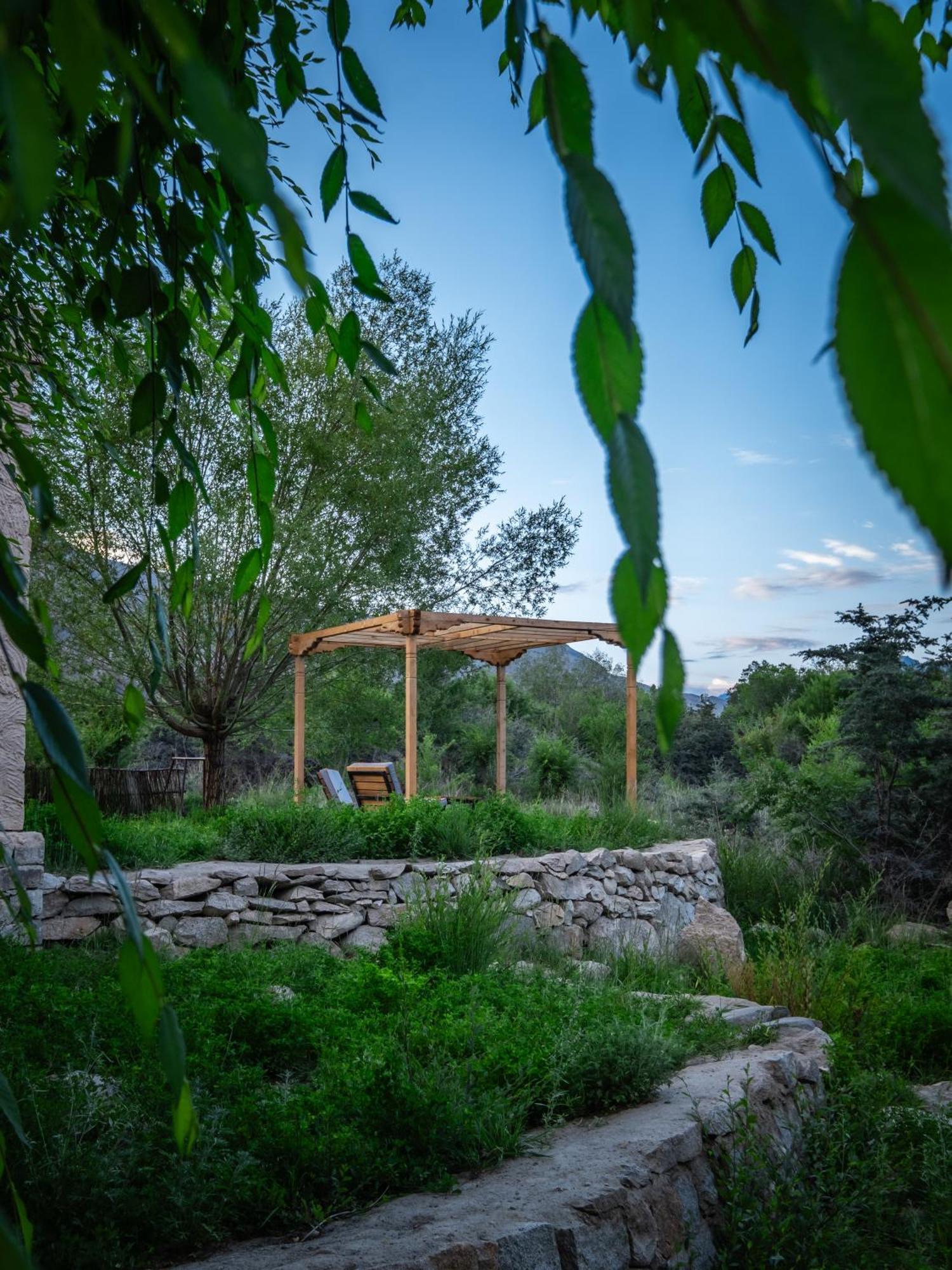 Lchang Nang Retreat-The House Of Trees-Nubra Valley Sumur Exterior foto