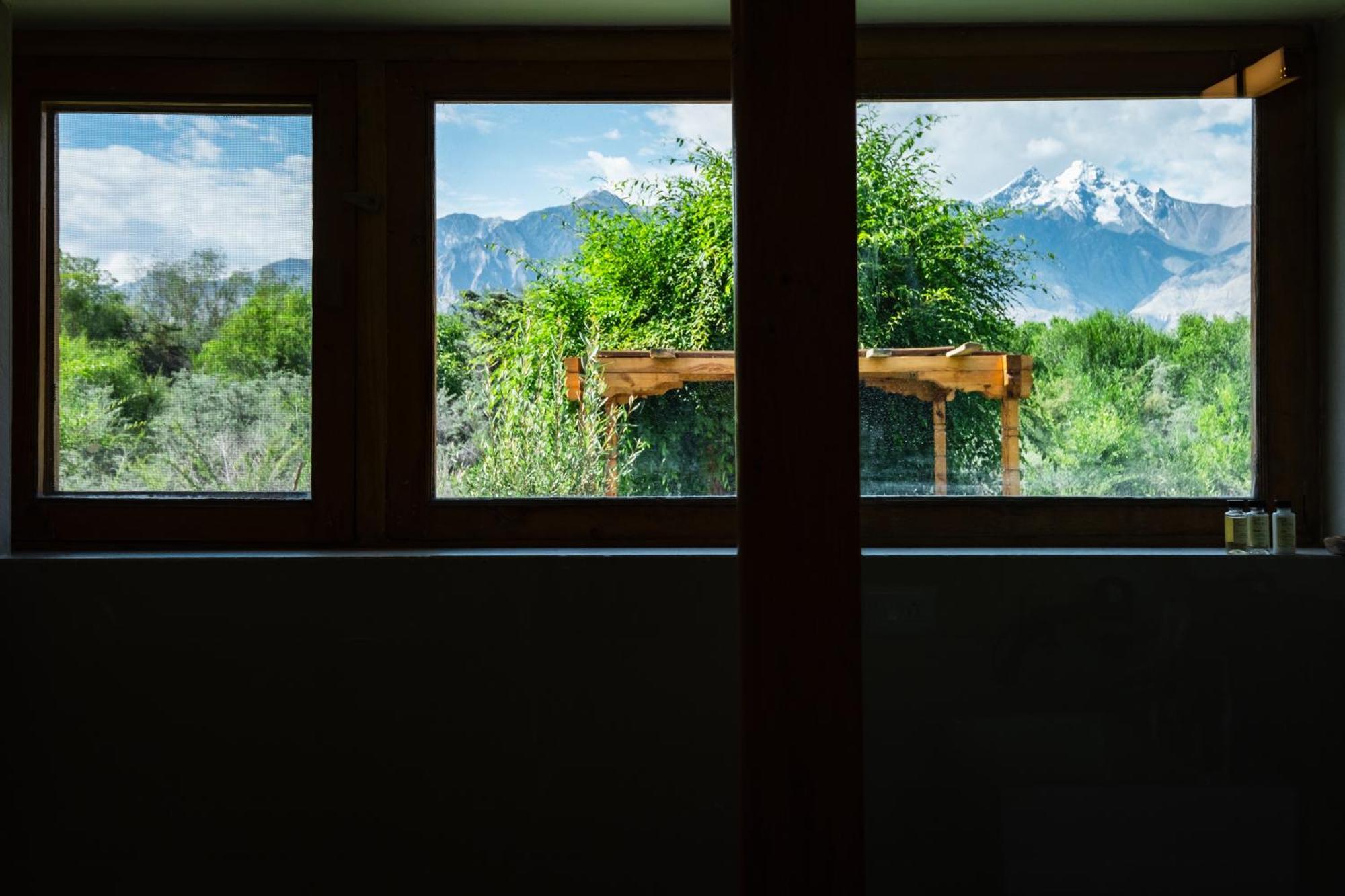 Lchang Nang Retreat-The House Of Trees-Nubra Valley Sumur Exterior foto