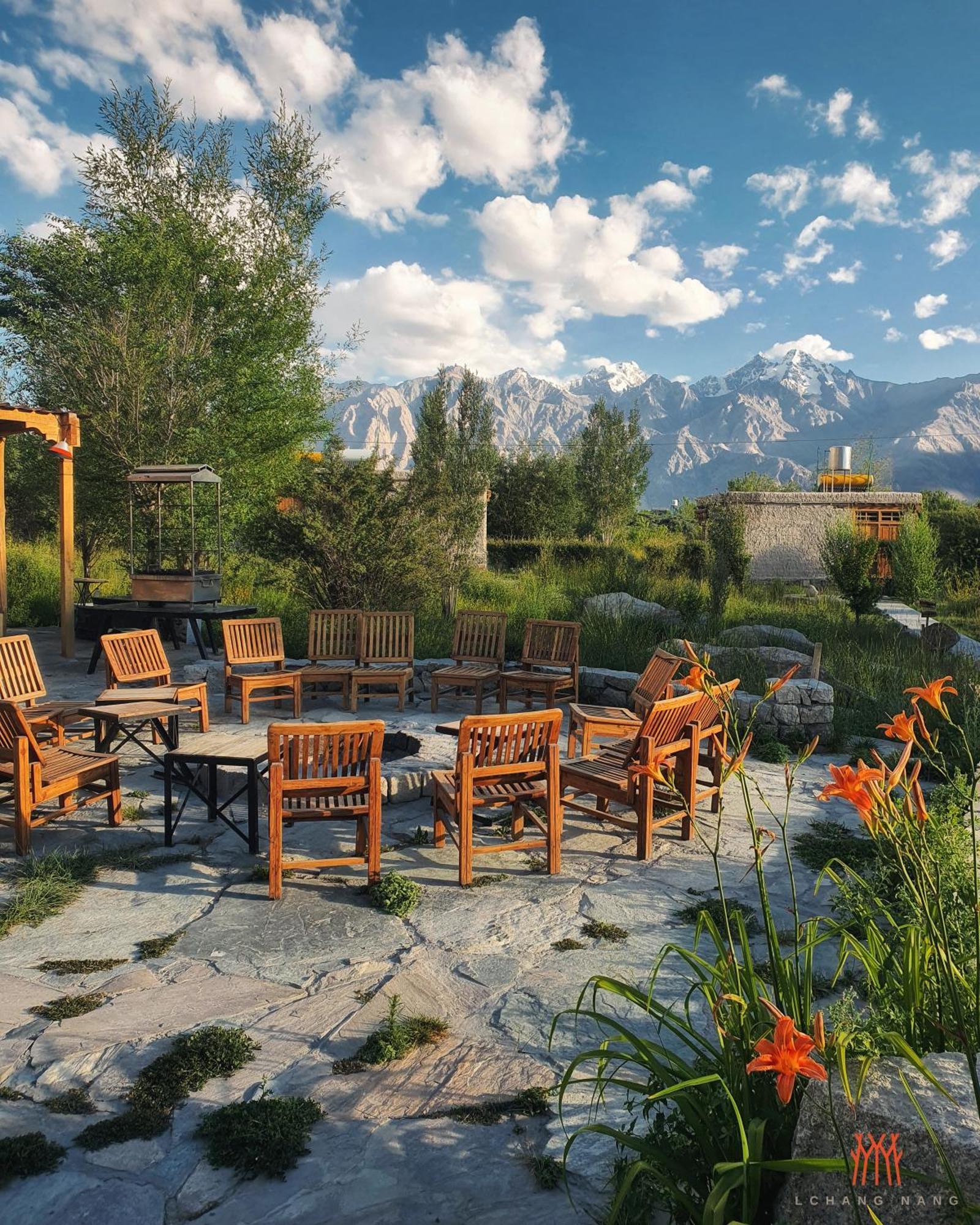 Lchang Nang Retreat-The House Of Trees-Nubra Valley Sumur Exterior foto